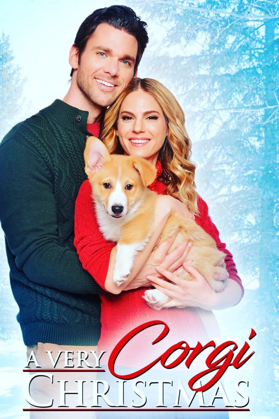 dancing christmas corgi